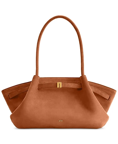 Jw Pei Hana Wide Suede Fabric Extra-Large Tote Handbag
