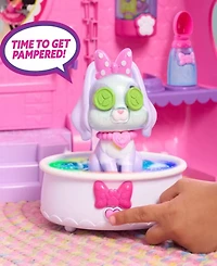 Minnie Mouse Groom & Go Pet Salon Lights and Sounds 16-Piece Playset, Ages 3+