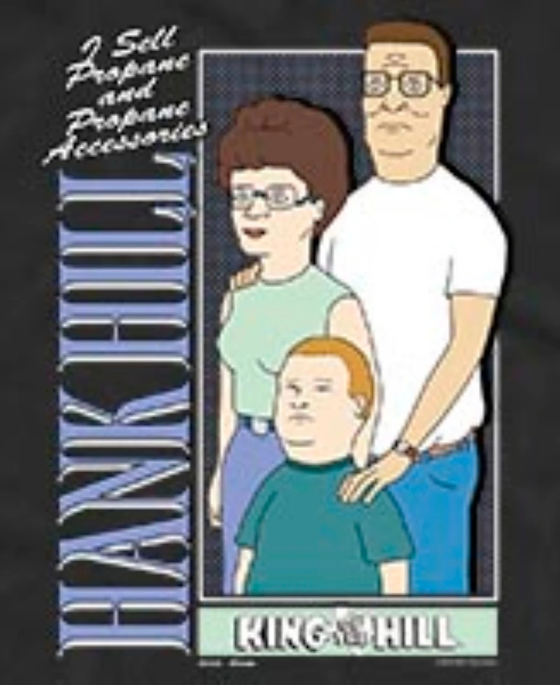 Fifth Sun Men's King of the Hill Hank Family Portrait Graphic Tank Top