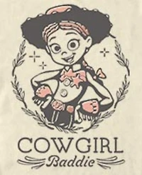 Fifth Sun Men's Cowgirl Baddie Crewneck T-Shirt