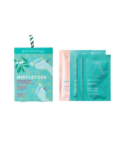 Patchology Mistletoes Foot Mask, 4-Pack