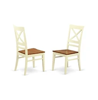 East West Furniture 5 Piece small Kitchen Table set for 4-Table and 4 Kitchen Chairs