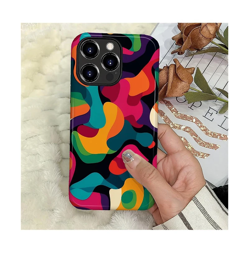 Lisen 2-Layer Raised-Camera-Ring Phone Case for Apple iPhone Air