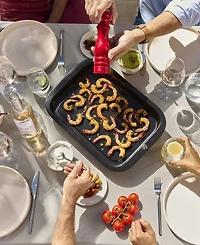 Peugeot Grill to Table Rectangular Ceramic Plancha, 17"