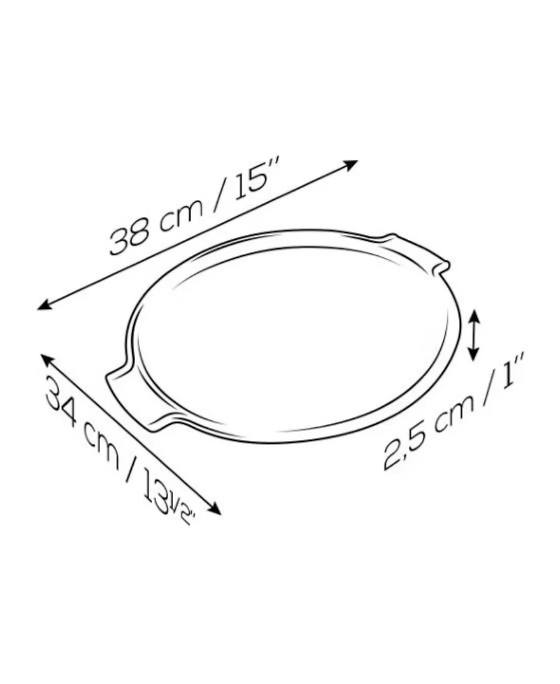 Peugeot Grill to Table Pizza Stone, 15"