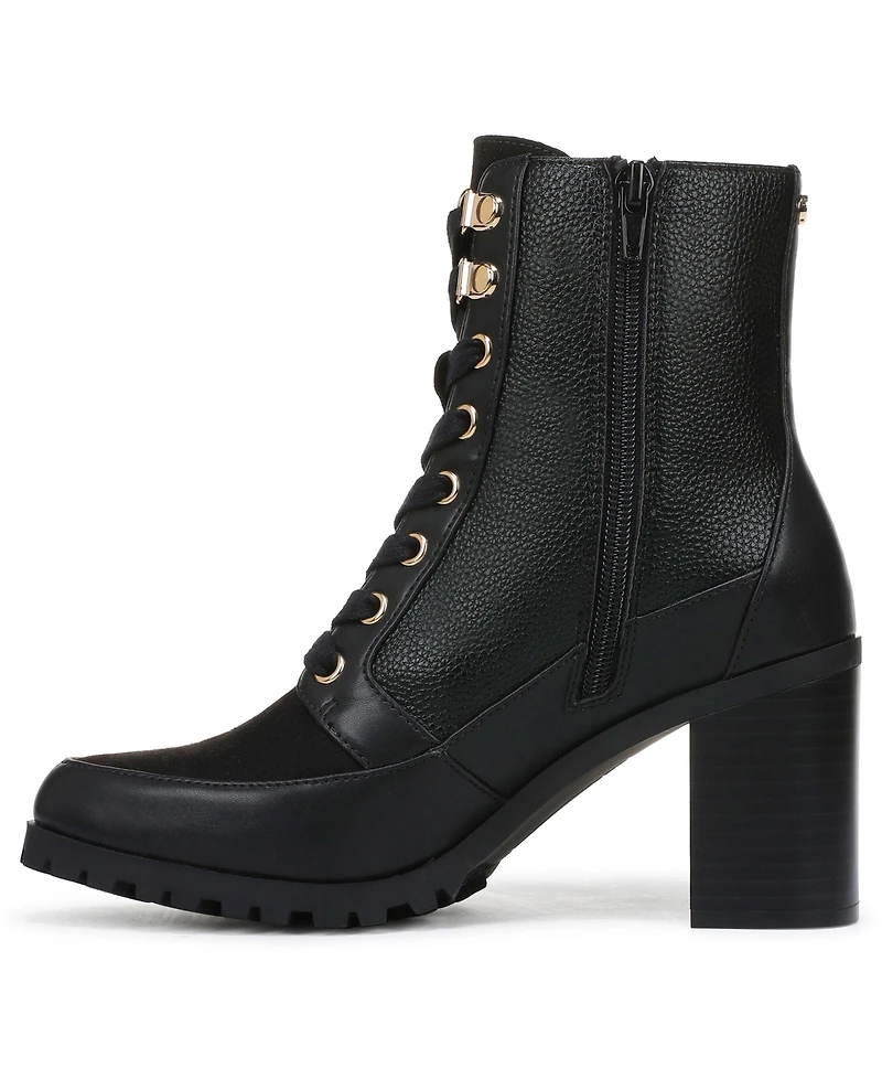 Giani Bernini Women's Karissah Lace-Up Block Heel Booties, Macy's Exclusive