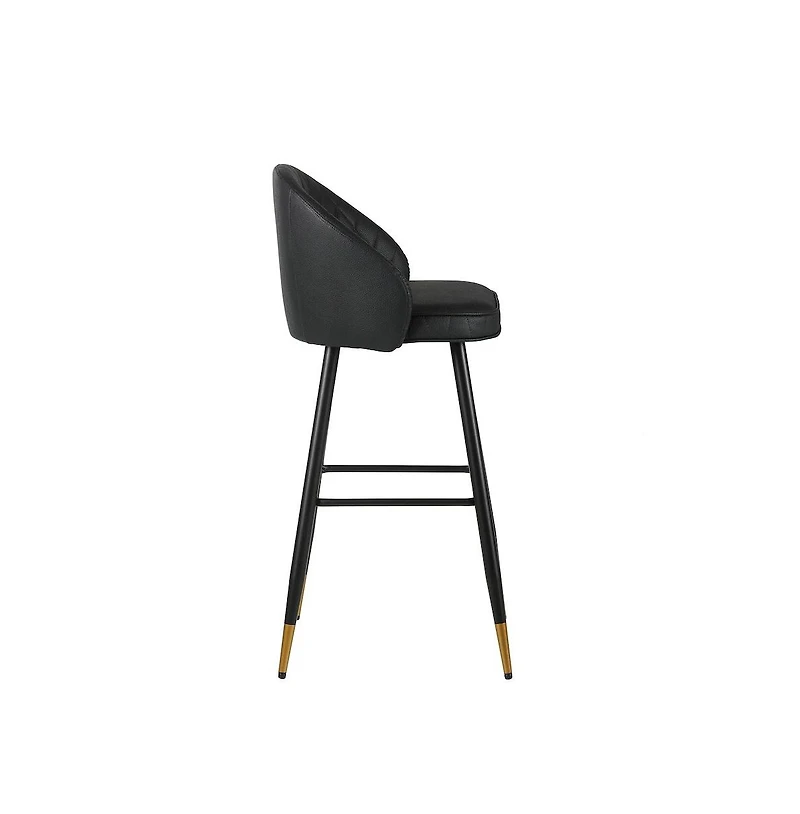 New Classic Furniture Oliver Faux Leather Bar Chair (Set of