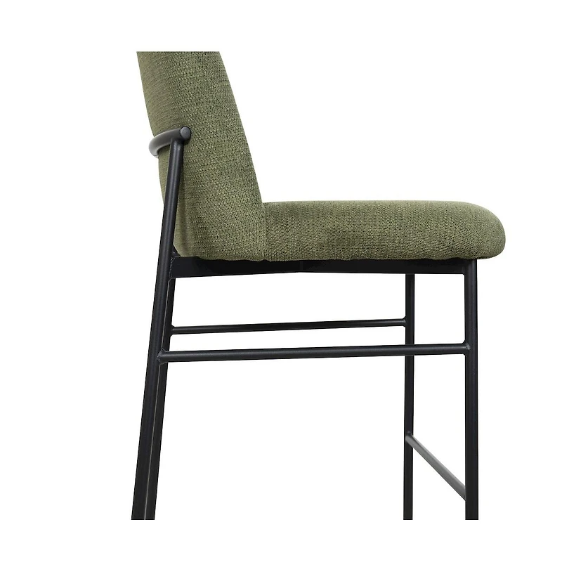 New Classic Furniture Erik Metal and Fabric Bar Chair (Set of 2)