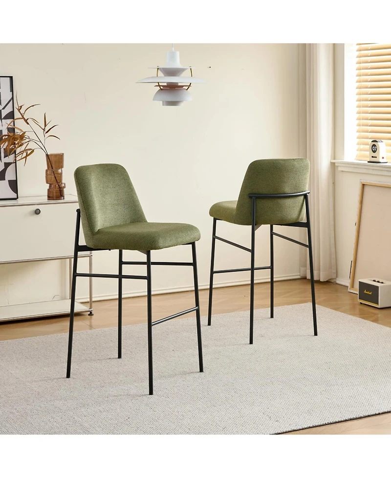 New Classic Furniture Erik Fabric Upholstered Bar Stool (Set of 4)