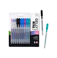 Sakura Gelly Roll Retractable Sparkle Set: 3 Stardust, Metallic, 2 Blue & Black