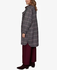Ruby Rd. Plus Plaid Shirt Jacket