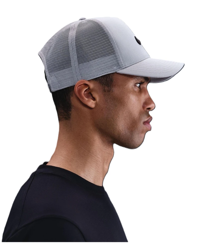 Men's and Women's Nike Gray Swoosh Rise Trucker Adjustable Hat