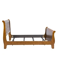 Liberty Furniture Industries, Inc Grandpas Cabin King Sleigh Bed in Aged Oak
