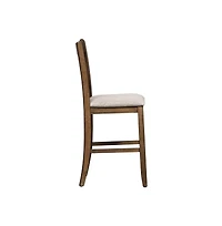 Liberty Furniture Santa Rosa 24 Inch Lattice Back Counter Chair-Set of 2 in Antique Honey