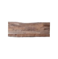 Jofran Nature's Edge 48'' Modern Solid Wood Live Edge Bench
