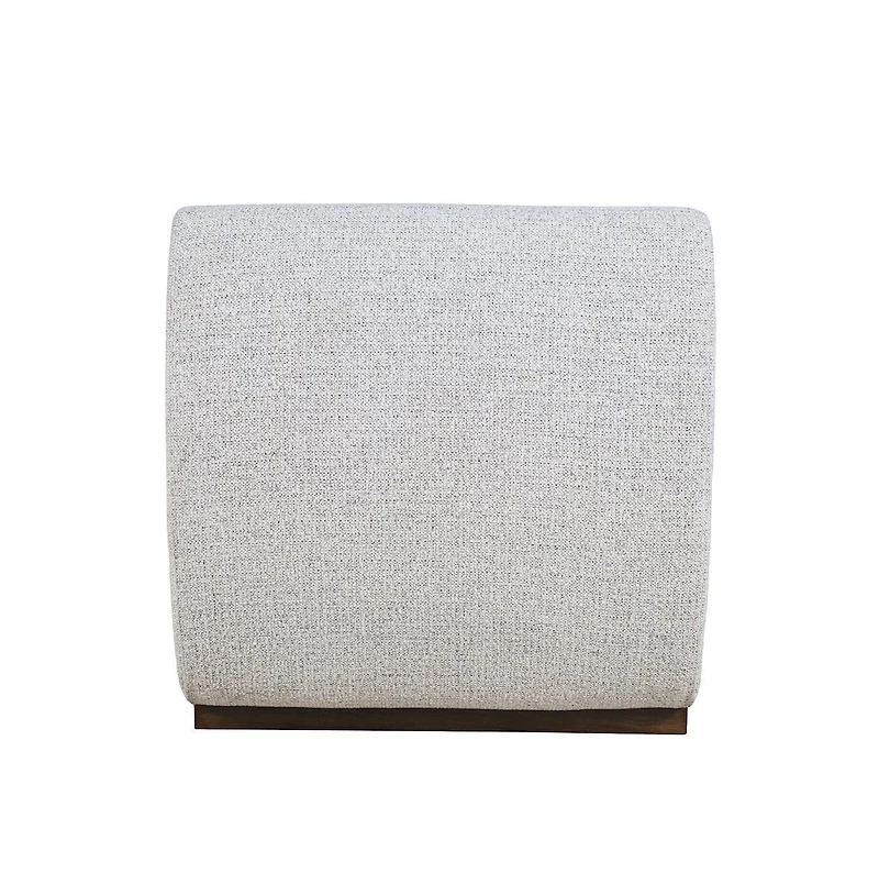 Jofran Modern Banquette Upholstered Sectional One Seat Bench with Performance Fabric