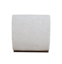 Jofran Modern Banquette Upholstered Sectional One Seat Bench with Performance Fabric