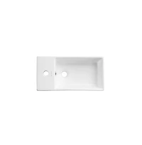 Pierre 19.5 Single, Open Shelf, Gold Metal Frame Bathroom Vanity