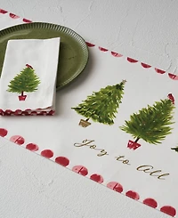 Tableau Holiday Joy To All Tree 72" Table Runner