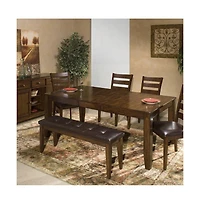 Intercon 50"" Bench w/Cushion in Raisin