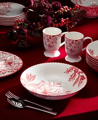Certified International Crimson Noel 12" Serving Bowl