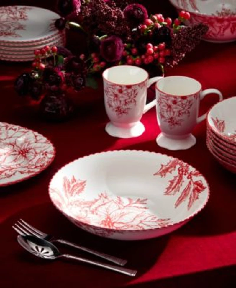 Certified International Crimson Noel Dinnerware Collection