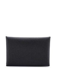 Pre-Owned HERMES Calvi Duo Card Holder Epsom