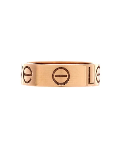 Pre-Owned Cartier Engraved Love Band Ring