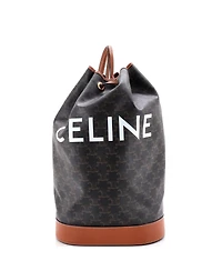 Pre-Owned Celine Medium Sailor Bag Triomphe Coated Canvas