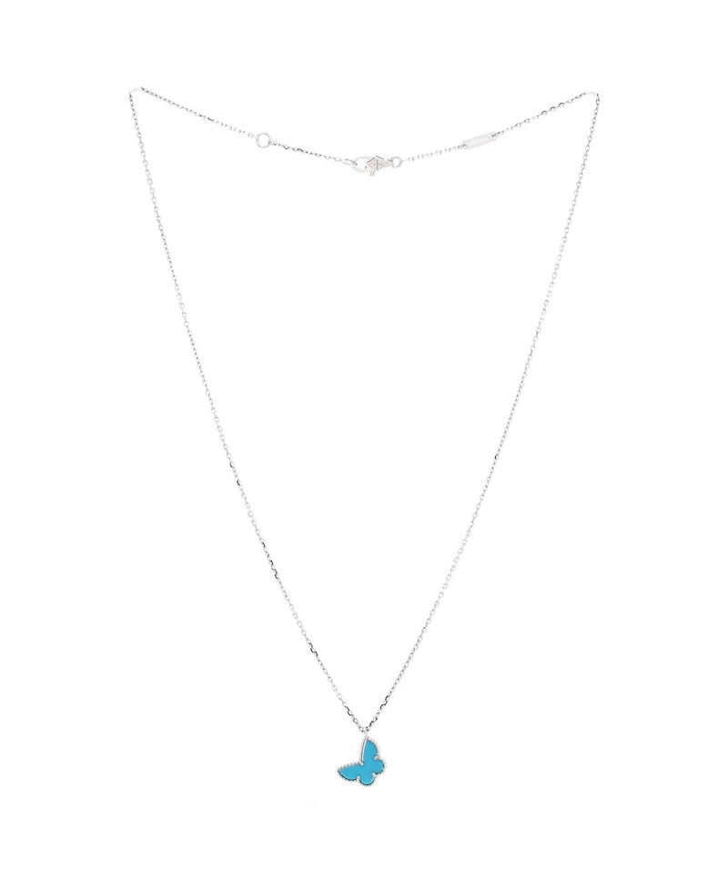 Pre-Owned Van Cleef and Arpels Sweet Alhambra Butterfly Pendant Necklace