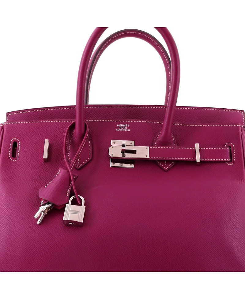 Pre-Owned Hermes Candy 30 Handbag Epsom