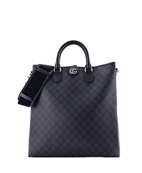 Pre-Owned Gucci Medium Ophidia Convertible Tote Gg Coated Canvas
