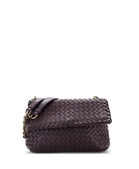 Pre-Owned Bottega Veneta Baby Olimpia Crossbody Bag Intrecciato Nappa