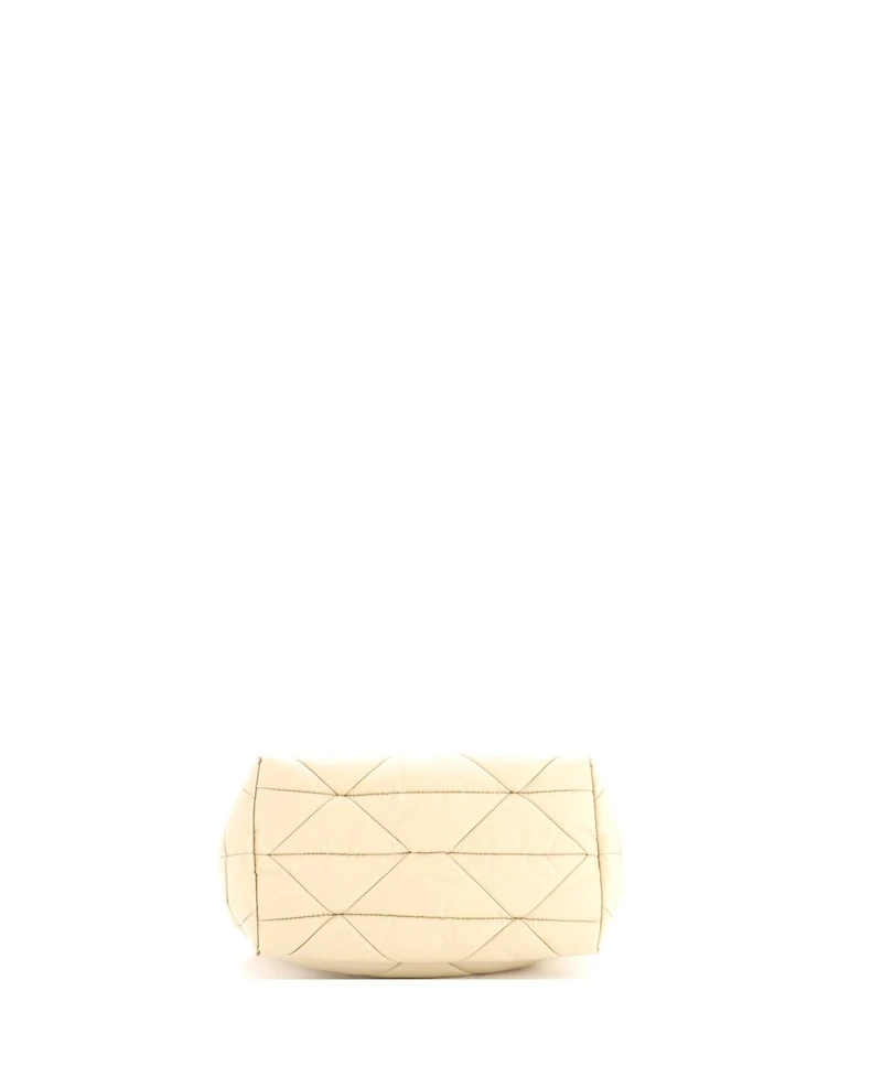Pre-Owned Prada Mini Padded Tote Bag Quilted Re-Nylon with Leather