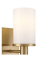 Possini Euro Design Possini Euro Lucius 11" High Soft Gold and White Marble Wall Sconce