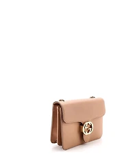 Pre-Owned Gucci Small Interlocking Shoulder Bag Leather