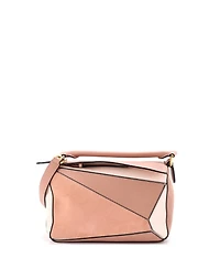 Pre-Owned Loewe Small Puzzle Bag Leather and Suede