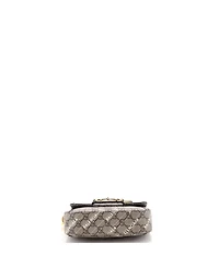 Pre-Owned Gucci Mini x Balenciaga The Hacker Project Horsebit 1955 Shoulder Bag Gg Coated Canvas