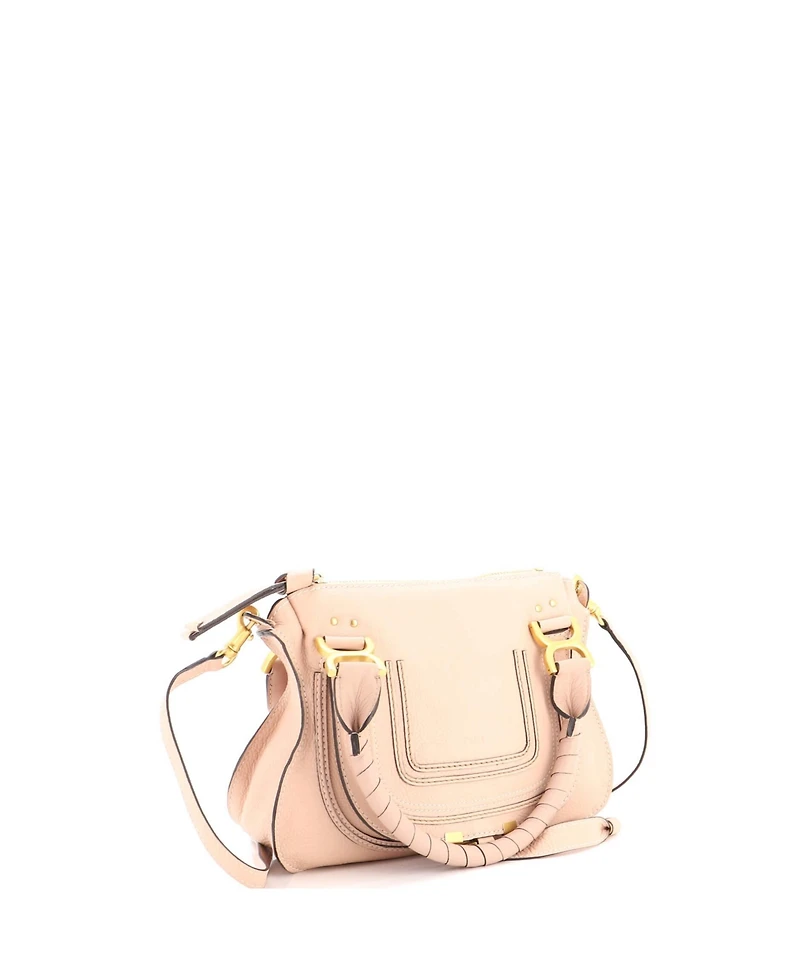 Pre-Owned Chloe Small Marcie Satchel Leather