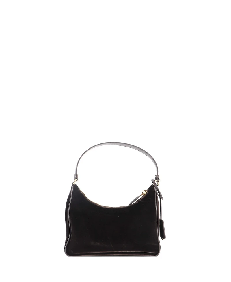 Pre-Owned Prada Mini Re-Edition 2005 Shoulder Bag Velvet