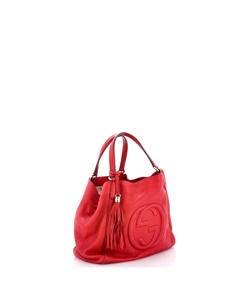 Pre-Owned Gucci Medium Soho Shoulder Bag Leather