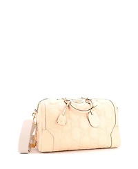 Pre-Owned Gucci Medium Convertible Boston Top Handle Bag Gg Matelasse Leather