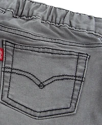 Levi's Toddler Boys' 2T-4T 73 Crewneck Top and Baggy Jeans, 2-Piece Set