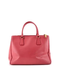 Pre-Owned Prada Large Galleria Double Zip Tote Saffiano Leather