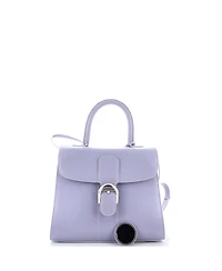 Pre-Owned Delvaux Mm Brillant Top Handle Bag Leather