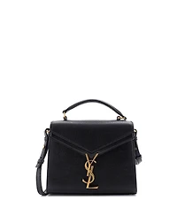 Pre-Owned Saint Laurent Mini Cassandra Top Handle Bag Leather