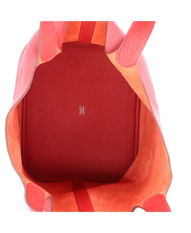 Pre-Owned Hermes Gm Picotin Lock Bag Clemence