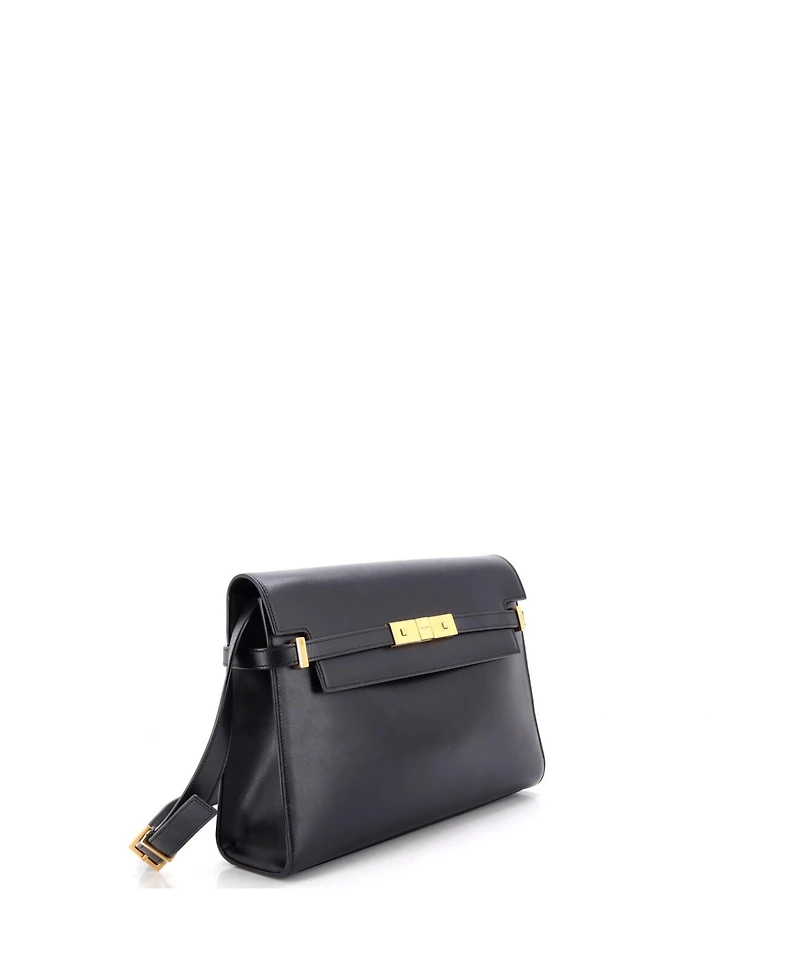 Pre-Owned Saint Laurent Medium Manhattan Shoulder Bag Leather