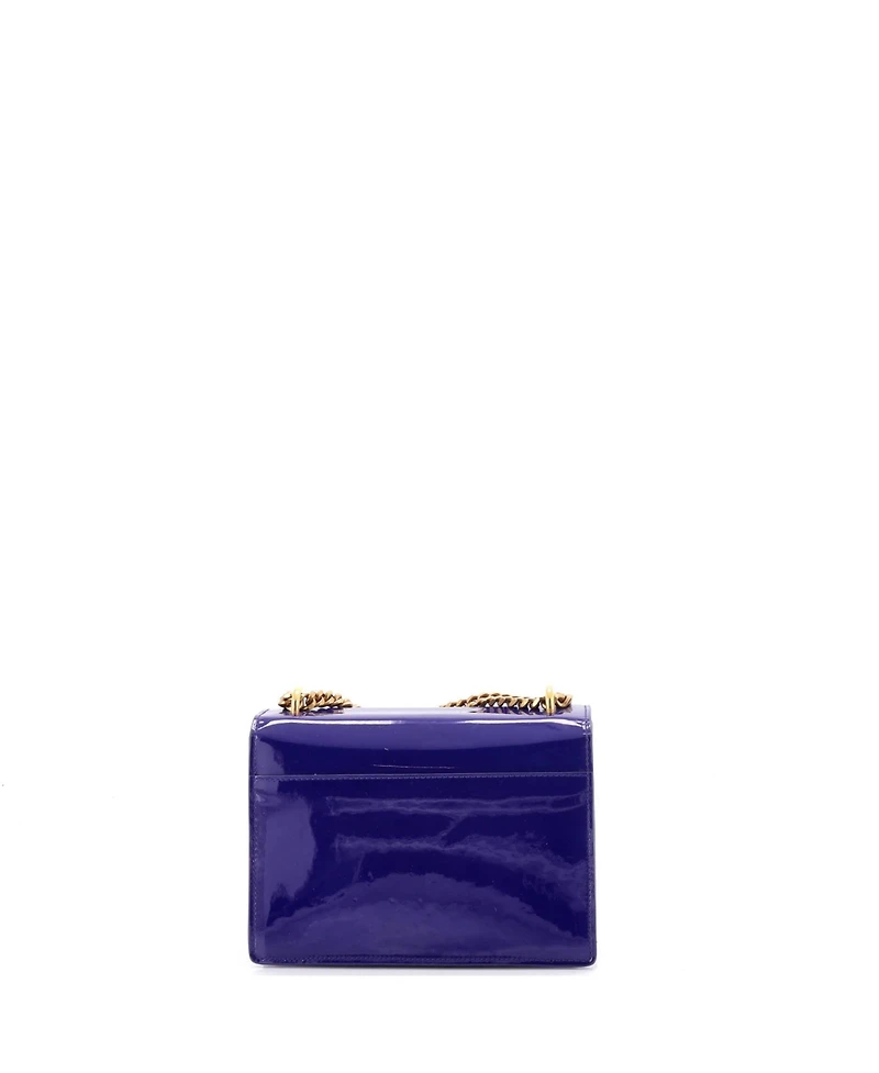 Pre-Owned Saint Laurent Small Sunset Crossbody Bag Patent