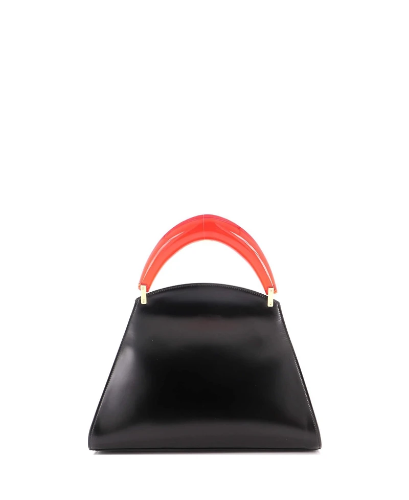 Pre-Owned Salvatore Ferragamo Prism Top Handle Bag Leather